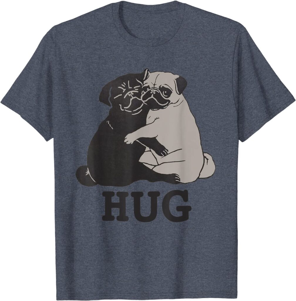navy-heathered-mens-shirt-with-two-pugs-hugging